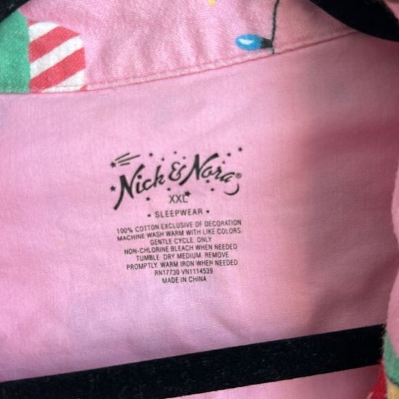 Nick & Nora Novelty Pajama Top XXL - Picture 5 of 5
